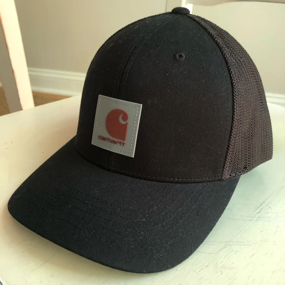 New: Carhartt RUGGED FLEX® TWILL MESH-BACK LOGO PATCH CAP 105216. One Size